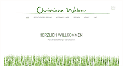 Desktop Screenshot of christiane-weber.com