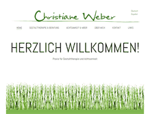 Tablet Screenshot of christiane-weber.com